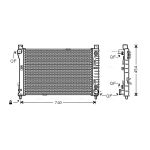 Motorkühler AVA COOLING MSA2286
