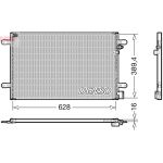 Condensatore, impianto di climatizzazione DENSO DCN02037