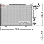 Kondensator, Klimaanlage DENSO DCN10052