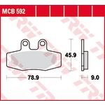 Juego de pastillas de freno TRW MCB592