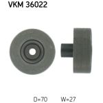 Rouleau de renvoi/guide, courroie à nervures en V SKF VKM 36022