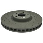 Disco de freno BREMBO 09D52413 delantero, ventilado , altamente carbonizado, 1 Pieza