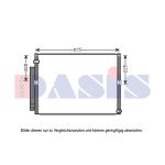 Condenseur (climatisation) AKS DASIS 212087N