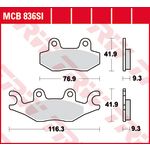 Jeu de plaquettes de frein TRW MCB836SI