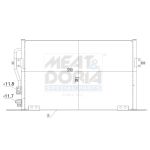 Condensator, airconditioning MEAT & DORIA 991214