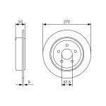 Bremsscheibe BOSCH 0 986 479 A79