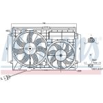 Ventola, raffreddamento motore NISSENS 85643