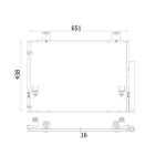 Kondensator, Klimaanlage MAHLE AC 929 000S