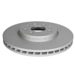 Disque de frein ATE 24.0125-0198.1 avant, ventilé, hautement carbonisé, 1 pièce