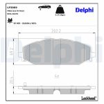 Jarrupalasarja, levyjarru DELPHI LP3969