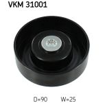 Polia guia, correia trapezoidal SKF VKM 31001