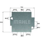 Termostat, oljekylning MAHLE TO 15 80