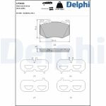 Jarrupalasarja DELPHI LP3620, edessä