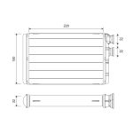 Intercambiador de calor, calefacción interior VALEO 811652
