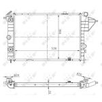 Motorradiateur  NRF 513508A