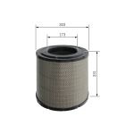 Filtro de ar BOSCH FILTRY F 026 400 275