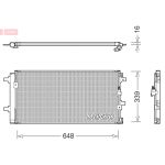 Condensor, airconditioning DENSO DCN02043
