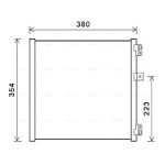 Condensator, airconditioning AVA COOLING PR5089