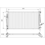 Arrefecedor do motor VALEO 701165