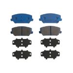Bromsbeläggssats EBC BRAKES Blue Stuff DP52343NDX, fram