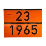 Warn-/Informationstafel ADR 23/1965 LPG CARGOPARTS CARGO-T022