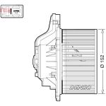 Ventilador da cabina DENSO DEA41015