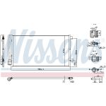 Condensator, airconditioning NISSENS NIS 941203