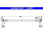 Tubo flessibile del freno ATE 24.5246-0190.3