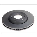 Disco de freno ATE 24.0126-0150.1 frente, ventilado, altamente carbonizado, 1 pieza