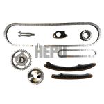 Kettenantrieb komplett (Rollenkette mit Zahnräder) HEPU 21-0096