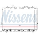Radiador, refrigeración de motor NISSENS 67493