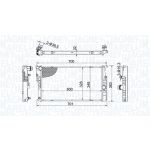 Kylare, motorkylning MAGNETI MARELLI 350213202400