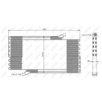 Condensador, ar condicionado EASY FIT NRF 35472