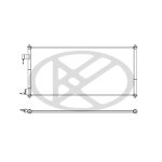 A/C-kondensor KOYORAD CD321154