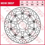 Disque de frein TRW MSW280SP, 1 Pièce