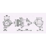Airco-compressor AVA COOLING DNAK437