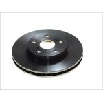 Disco de freno ATE 24.0125-0124.1 frente, ventilado, 1 pieza