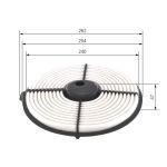 Luftfilter BOSCH FILTRY 1 987 429 122