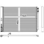Condensator, airconditioning MAHLE AC 567 000P