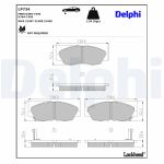 Levyjarrun jarrupalasarja DELPHI LP734