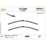 Wischblatt VALEO AquaBlade 572306, 600/530mm, Vorne, 2 Stück