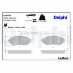 Bremsbelagsatz DELPHI LP2498, Vorne