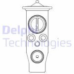 Paisuntaventtiili, ilmastointilaite DELPHI CB1013V