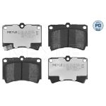 Bremsbelagsatz, Scheibenbremse MEYLE 025 216 5415/PD