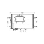 Condensator, airconditioning AVA COOLING MSA5562