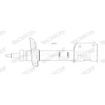 Amortisseur de chocs MONROE ORIGINAL (Gas Technology) MONROE G8701