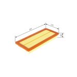 Luftfilter BOSCH FILTRY F 026 400 382