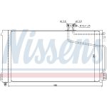 Condensator, airconditioning NISSENS 940145