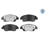 Bremsbelagsatz, Scheibenbremse MEYLE 025 216 9416/PD