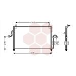 Condenseur (climatisation) VAN WEZEL 81005011